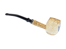 Gollum Custom Cob by CJ Pipe No. CJ4217 - Missouri Meerschaum Diplomat Apple Corn Cob Pipe