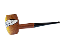 Dove of Peace Custom Cob by CJ Pipe No. CJ6321 - Missouri Meerschaum Washington Corn Cob Pipe