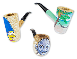 Custom Corn Cob Pipes by CJ Custom Corn Cob Pipes by CJ