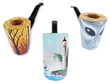 Custom Corn Cob Pipes by CJ Custom Corn Cob Pipes by CJ