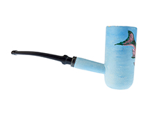 Brook Trout Custom Cob by CJ - Missouri Meerschaum General Corn Cob Pipe (Sitter)