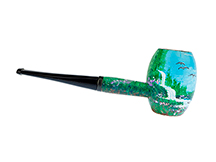 Blue Ridge Hideaway Custom Cob by CJ - Missouri Meerschaum Washington Corn Cob Pipe