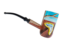 Dali Dreaming Custom Cob by CJ - Missouri Meerschaum General Corn Cob Pipe