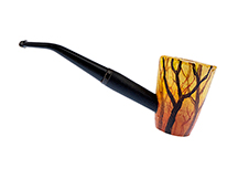 Appalachian Sunset III Custom Cob by CJ - Missouri Meerschaum Mark Twain Corn Cob Pipe