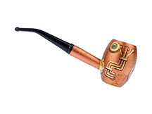 Steampunk 001 Custom Cob by CJ - Missouri Meerschaum Country Gentleman Corn Cob Pipe