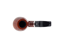 Caminetto Pipe No. 2213 - Orange Grade 00 34 w/Silver Band (AR)