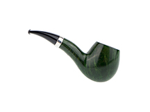 Caminetto Pipe No. 2216 - Green Grade 05 36 w/Silver Band (AR)