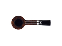 Caminetto Pipe No. 2218 - Brown Grade 03 33 w/Silver Band (AR) (Sitter)