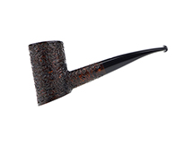 Caminetto Pipe No. 2219 - Rusticated Brown Grade 08 41 (AT) (Sitter)