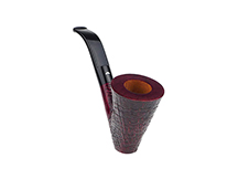 Caminetto Pipe No. 2220 - Sandblasted Burgundy Grade 06 39 (AT) (Sitter)