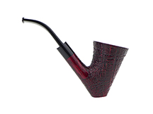 Caminetto Pipe No. 2220 - Sandblasted Burgundy Grade 06 39 (AT) (Sitter)