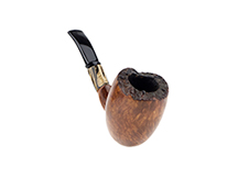 Estate Pipe No. 2242 - Randy Wiley Feather Carved 66 Handmade