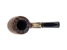 Estate Pipe No. 2242 - Randy Wiley Feather Carved 66 Handmade