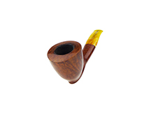 Estate Pipe No. 2258 - Randy Wiley Feather Carved 66 Handmade