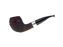 Estate Pipe No. 2260 - Peterson's Sherlock Holmes Rusticated Deerstalker - Fishtail
