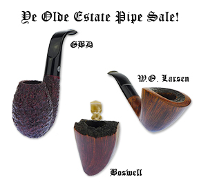All Remaining Estate Pipes are 20% Off!