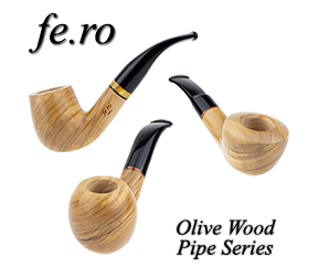 Dozens of New Fe.Ro Olive Wood Italian-Made Pipes Just Added!