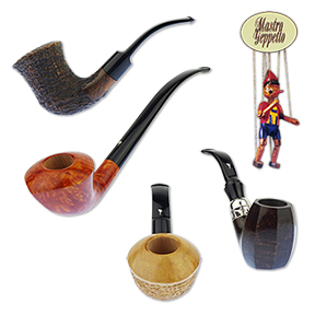 Dozens of Gorgeous Mastro Geppetto Handmade Italian Pipes Are On the Site Now!