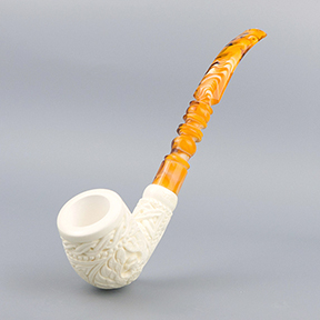 SMS Meerschaum Pipe No. 084-CEAG - Eagle Medallion Churchwarden