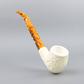 SMS Meerschaum Pipe No. 084-CEAG - Eagle Medallion Churchwarden