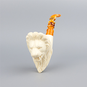 SMS Meerschaum Pipe No. 093-LIO-3 - Lion