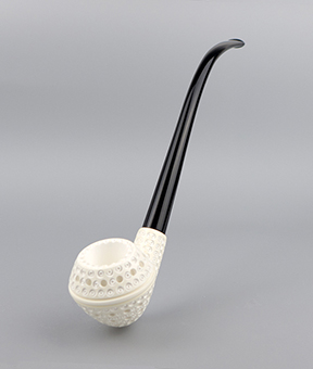 SMS Meerschaum Pipe No. 102-CBTL-2 - Lattice Churchwarden