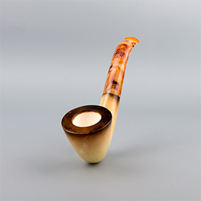 SMS Meerschaum Pipe No. 103-BDUP - Pre-Colored Smooth Dublin