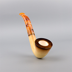 SMS Meerschaum Pipe No. 103-BDUP - Pre-Colored Smooth Dublin