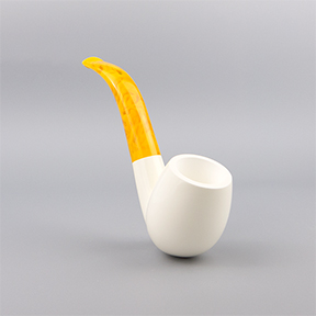 SMS Meerschaum Pipe No. 104-BTS - Smooth Billiard