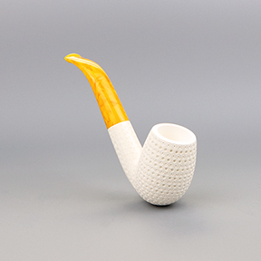 SMS Meerschaum Pipe No. 104-FBTL - Lattice Billiard