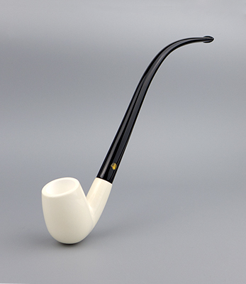 SMS Meerschaum Pipe No. 102-CBTS-6 - Smooth Churchwarden