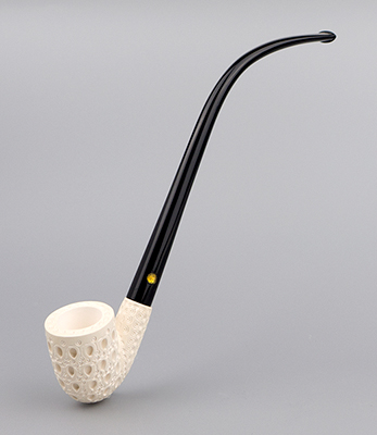 SMS Meerschaum Pipe No. 102-CBTL-7 - Lattice Churchwarden