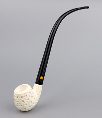 SMS Meerschaum Pipe No. 102-CBTL-8 - Lattice Churchwarden