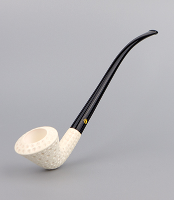 SMS Meerschaum Pipe No. 102-CBTL-9 - Lattice Churchwarden