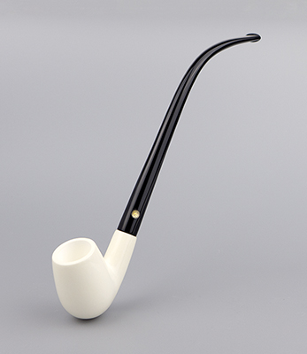 SMS Meerschaum Pipe No. 102-CBTS-8 - Smooth Churchwarden