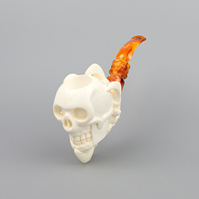 SMS Meerschaum Pipe No. 113-CS - Claw & Skull