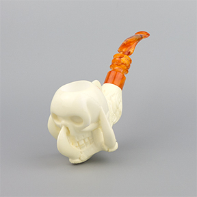 SMS Meerschaum Pipe No. 114-CS-2 - Claw & Skull