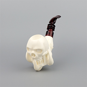 SMS Meerschaum Pipe No. 114-CS - Claw & Skull