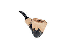 Erik Nording Freehand Signature Rustic Pipe No. 391