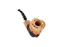 Erik Nording Freehand Signature Rustic Pipe No. 398