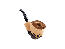 Erik Nording Freehand Signature Rustic Pipe No. 402