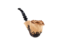 Erik Nording Freehand Signature Rustic Pipe No. 403