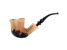 Erik Nording Freehand Signature Rustic Pipe No. 404