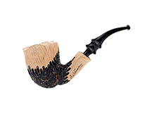 Erik Nording Freehand Signature Rustic Pipe No. 406