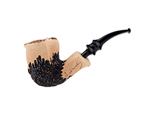 Erik Nording Freehand Signature Rustic Pipe No. 407