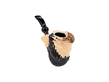 Erik Nording Freehand Signature Rustic Pipe No. 411