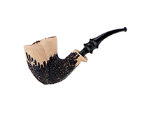 Erik Nording Freehand Signature Rustic Pipe No. 412