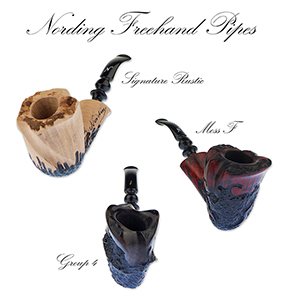 New Selections of Nording Freehand Pipes Now Online!