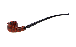 Erik Nording Group 2 Orange Grain Freehand Churchwarden Pipes