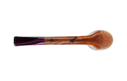 Wiley Pipe No. 1085 - Feather-Carved, 10